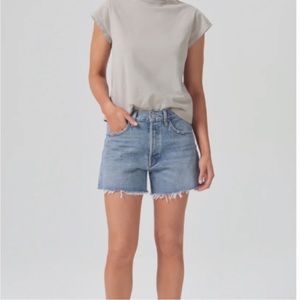 Agolde Parker Long Short in Wheel